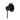 Star Mini Shower Mixer Matt Black