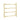 Round Light Brushed Gold Electric Heated Towel Rack 4 Bars