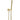 Light Brushed Gold Shower Rail with Handheld Shower