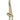 Light Brushed Brass Shower Rail with Handheld Shower