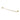 LUCID PIN - 800mm Light Brushed Gold Cuttable Single Towel Rail