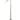 Round Paddle Freestanding Bath Spout and Hand Shower - PVD Brushed Nickel
