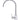 Meir Round Gooseneck Kitchen Mixer Tap with Paddle Handle - Polished Chrome
