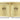 Meir Lavello Kitchen Sink - Double Bowl 760 x 440 - Brushed Bronze Gold