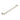 Meir Round Double Towel Rail 900mm - Champagne