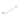 Meir Round Single Towel Rail - Champagne