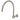 Round High-Rise Swivel Wall Spout - Champagne