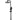 Round Combination Shower Rail, 200mm Rose, Three-Function Hand Shower - Matte Black