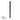 Square Matte Black Ceiling Shower Arm 600mm