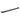IVANO - 800mm Black Single Towel Rail