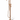 Round Brushed Copper Freestanding Bath Mixer With Handheld Shower