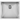 440x440x205mm Chrome Stainless Steel Single Bowl Kitchen Sink