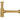 Norico Brushed Gold Round Bottle Trap 32mm