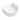 400 x 350 x 130mm Arch Matte White Fluted Above Counter Ceramic Basin