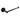 LUCID PIN Series Black Round Towel Hook Ring