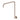 Meir High Rise Shower Arm - Champagne