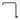 Meir High Rise Shower Arm - Matte Black