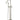 Round Paddle Freestanding Bath Spout and Hand Shower - PVD Brushed Nickel