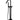 Round Paddle Freestanding Bath Spout and Hand Shower - Matte Black
