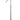 Round Pinless Freestanding Bath Spout and Hand Shower - Champagne