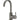 Meir Round Gooseneck Basin Mixer with Cold Start - Shadow Gunmetal