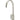 Meir Round Gooseneck Kitchen Mixer Tap with Paddle Handle - PVD Brushed Nickel