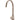 Meir Round Gooseneck Kitchen Mixer Tap with Pinless Handle - Champagne