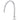 Round Gooseneck High-Rise Swivel Hob Spout - Polished Chrome
