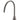 Round Gooseneck High-Rise Swivel Hob Spout - Shadow Gunmetal
