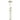 Round Combination Shower Rail, 200mm Rose, Single Function Hand Shower - PVD Tiger Bronze