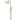 Round Combination Shower Rail 300mm Rose, Three Function Hand Shower - Champagne