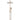 Round Combination Shower Rail 300mm Rose, Three Function Hand Shower - Champagne