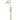 Round Combination Shower Rail 300mm Rose, Three Function Hand Shower - PVD Tiger Bronze