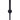 Round Hand Shower on Fixed Bracket - Matte Black