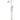 Meir Round Gooseneck Shower Set with 200mm rose, Three-Function Hand Shower - PVD Brushed Nickel