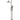 Meir Round Gooseneck Shower Set with 200mm rose, Three-Function Hand Shower - Shadow Gunmetal