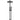 Meir Round Gooseneck Shower Set with 300mm rose, Single-Function Hand Shower - Matte Black