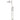 Meir Round Gooseneck Shower Set with 300mm rose, Single-Function Hand Shower - PVD Brushed Nickel