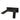 RUSHY Square Black Wall Mixer with Spout