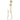 Brushed Yellow Gold Round Handshower Sliding Shower Rail System