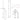 Bellino Brushed Yellow Gold Square Handheld Shower Rail Set